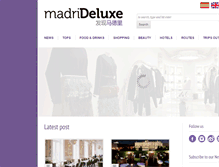 Tablet Screenshot of madrideluxe.com